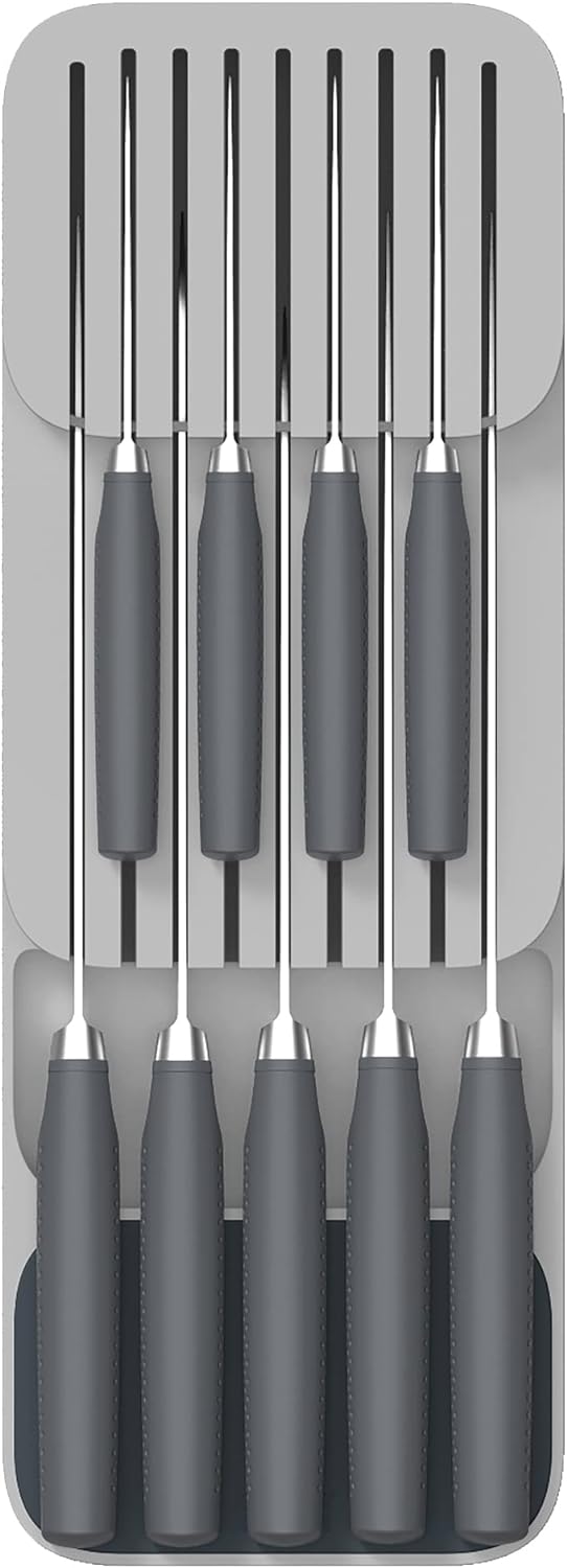 Compact Knife Block Organizer