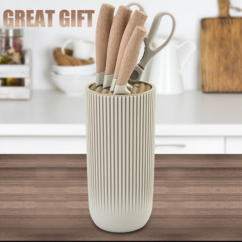 Ergonomic 6-Piece Anti-Rust Kitchen Knife Set