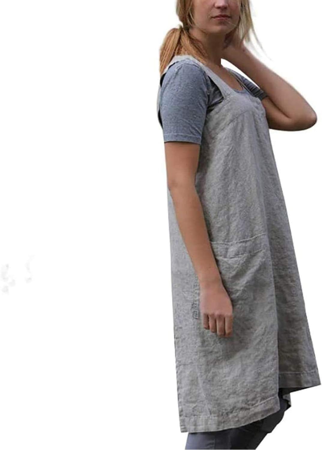VLZUFE Crisp Cross-Back Womens Apron