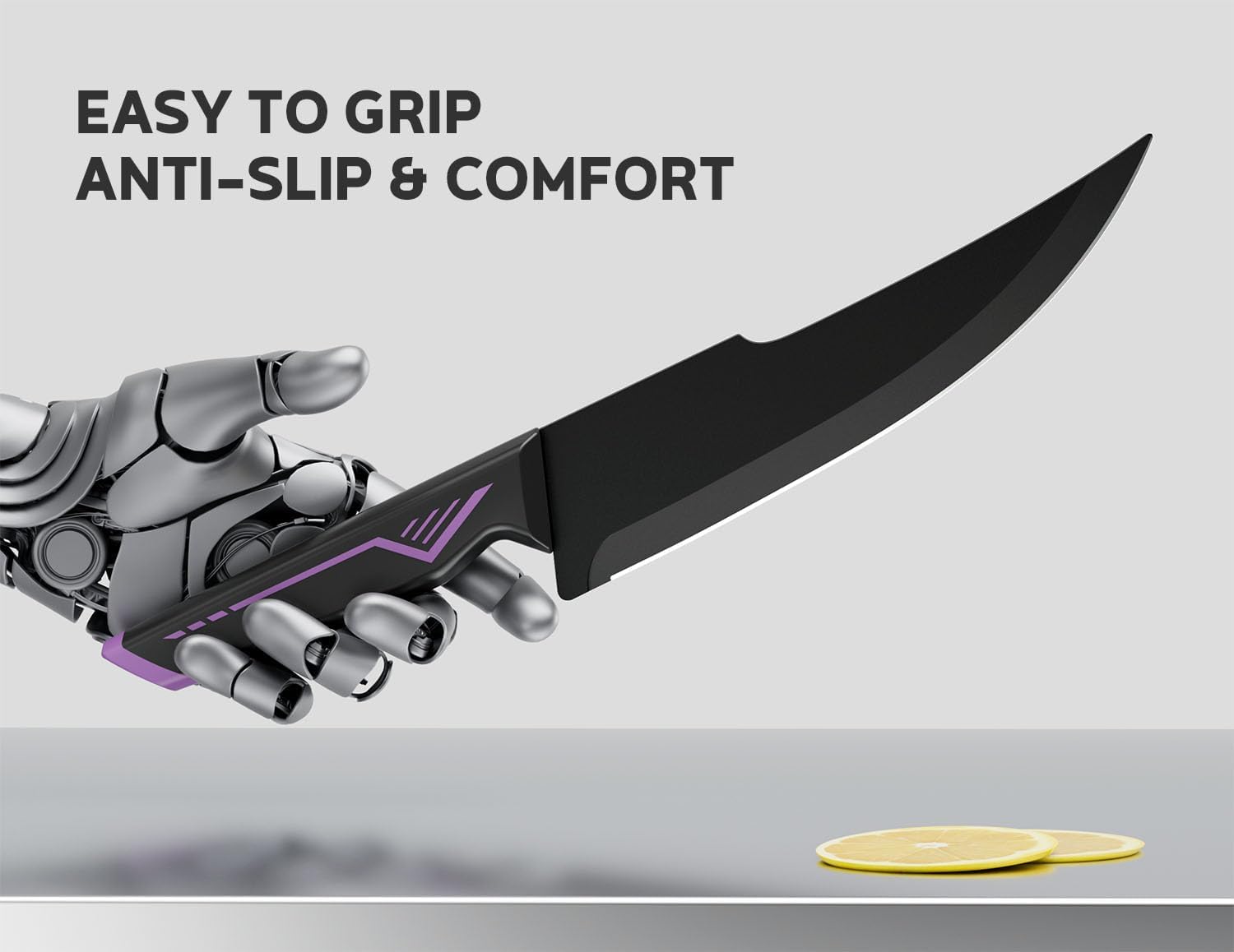 15-Piece Knife Set - Precision Cut - Built-in Sharpener - Modern Design