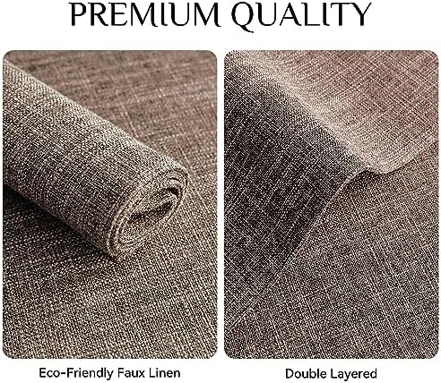 Stylish Faux Linen Placemats