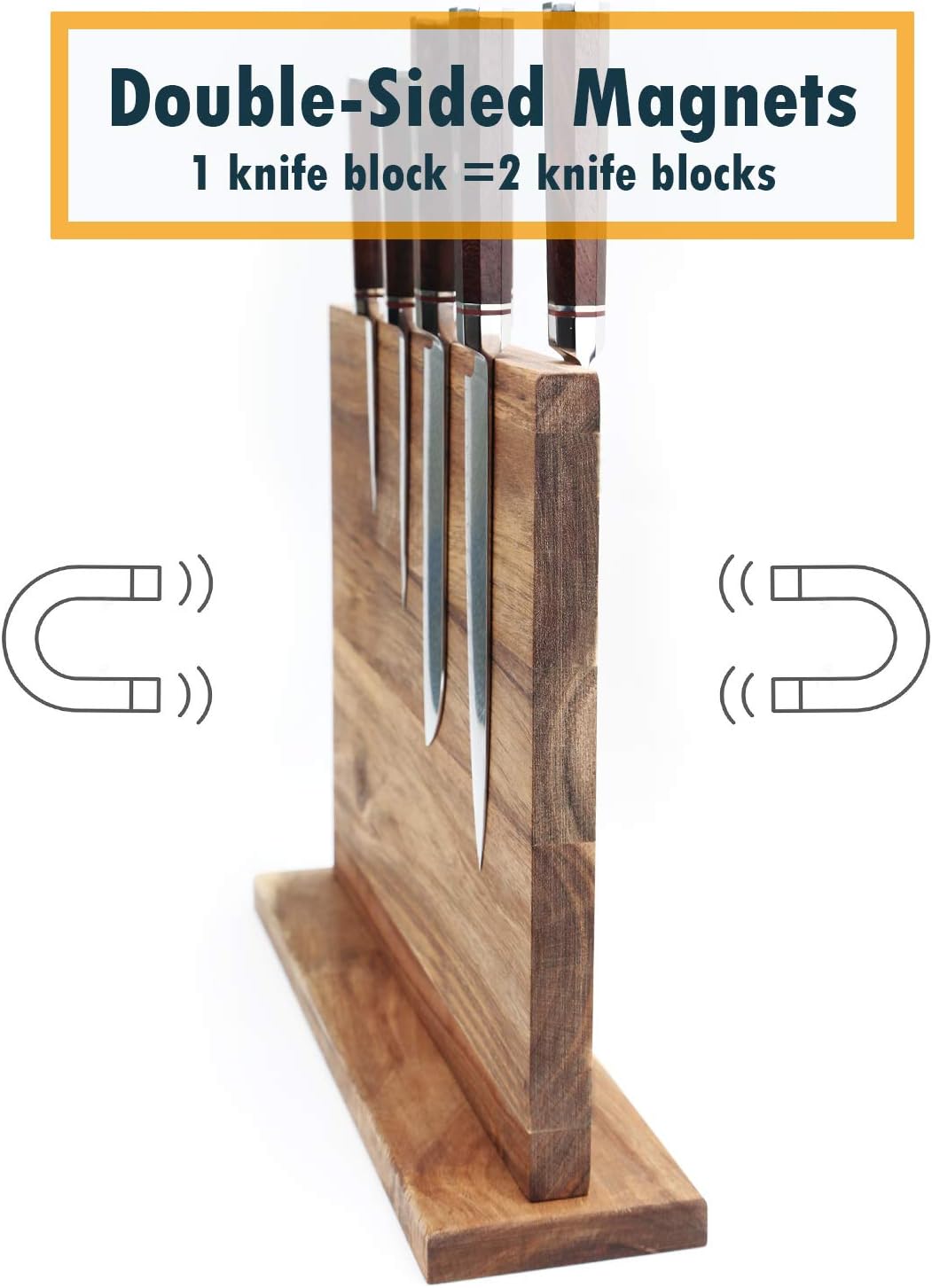Resafy Magnetic Knife Holder - 16x12 inches for Durable Kitchen Storage