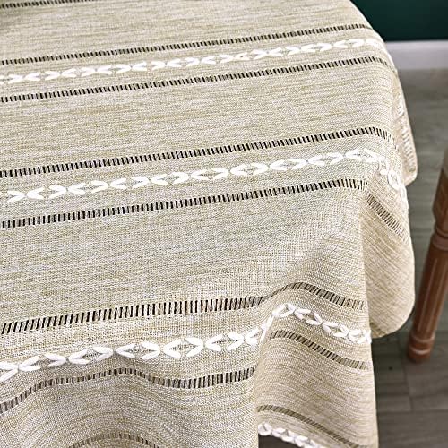 Stylish Rustic Tablecloth Yellow 36x36 inch