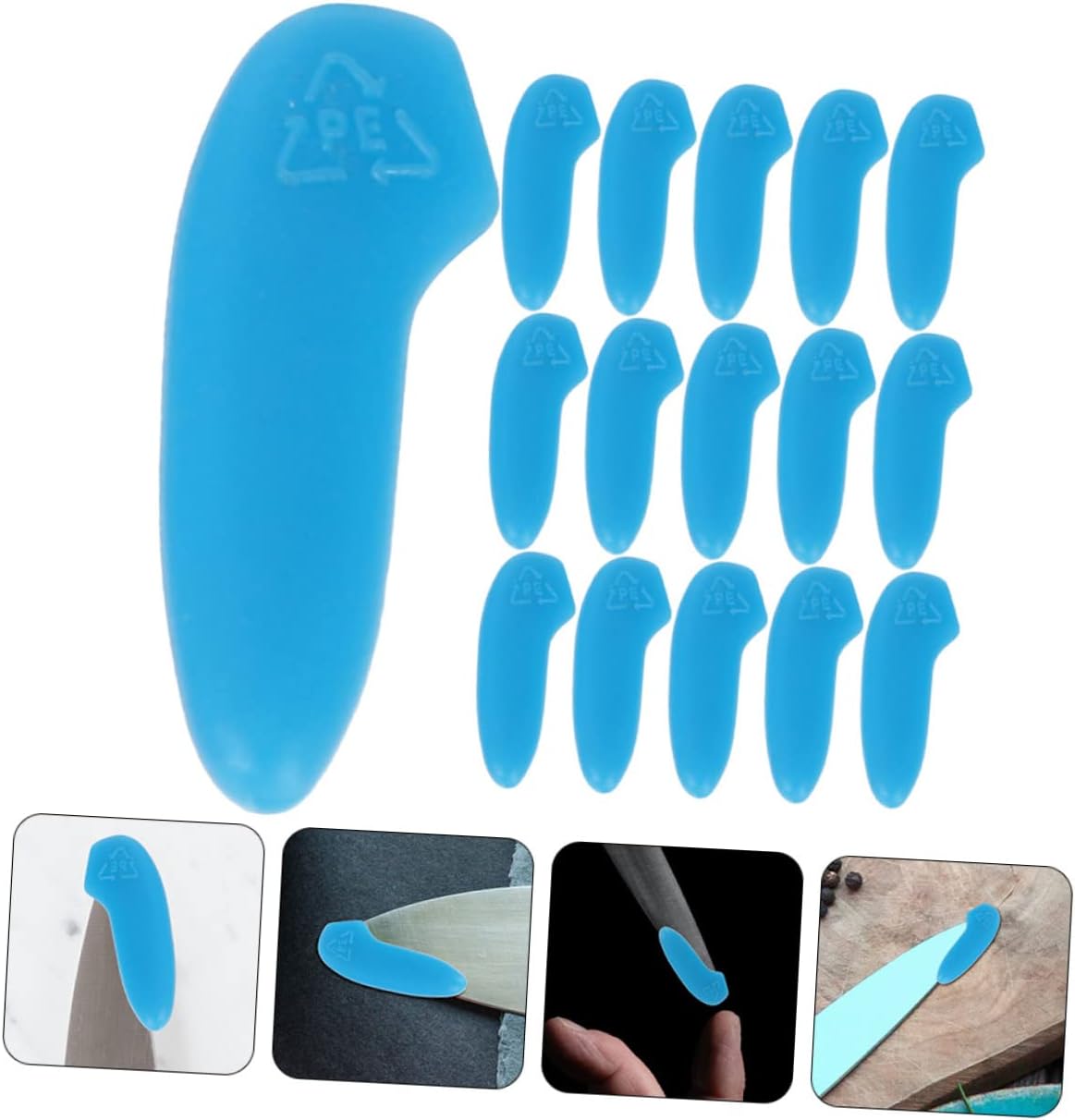 25-Piece Anti-Scratch Knives Tip Guards Kitchen Safety Protector