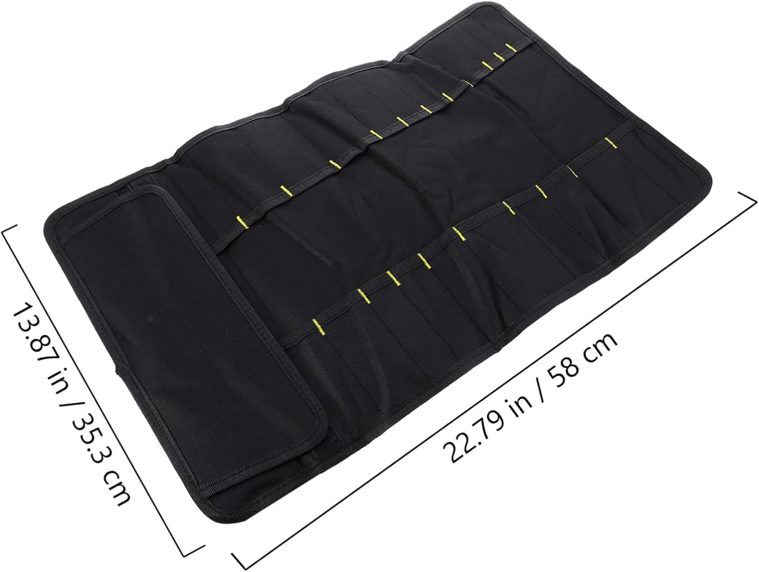 Zerodeko 22 Slots Chef Knife Roll Bag Portable Cutter Holder