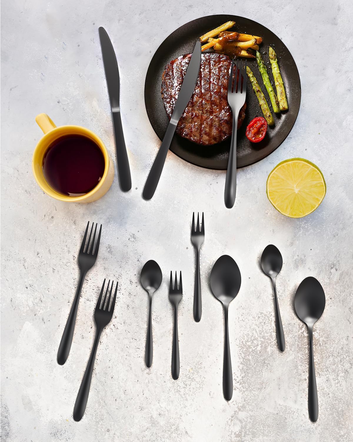 TUUMIIST 32-Piece Knife Set with Block and Magnetic Holder