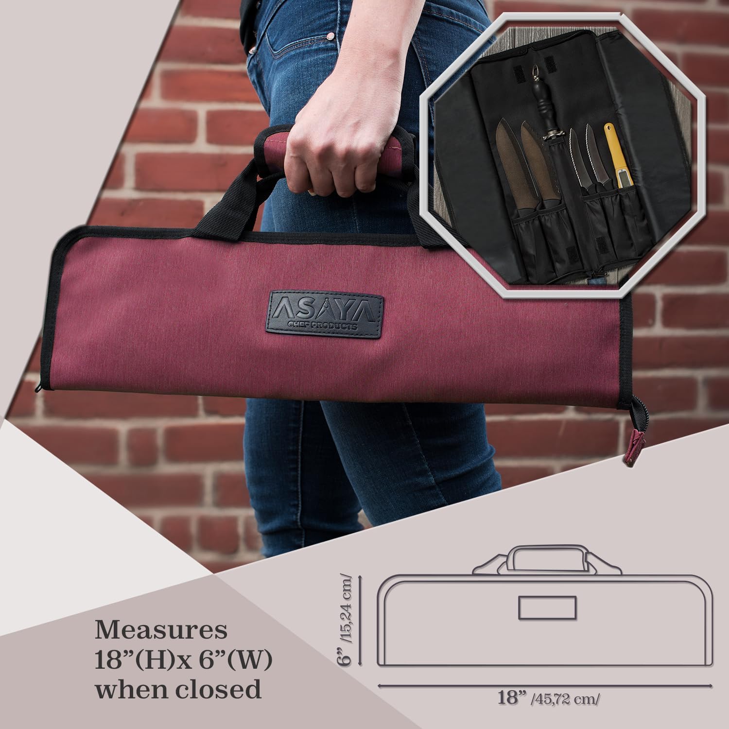 Asaya Knives-in-Case Travel Edition