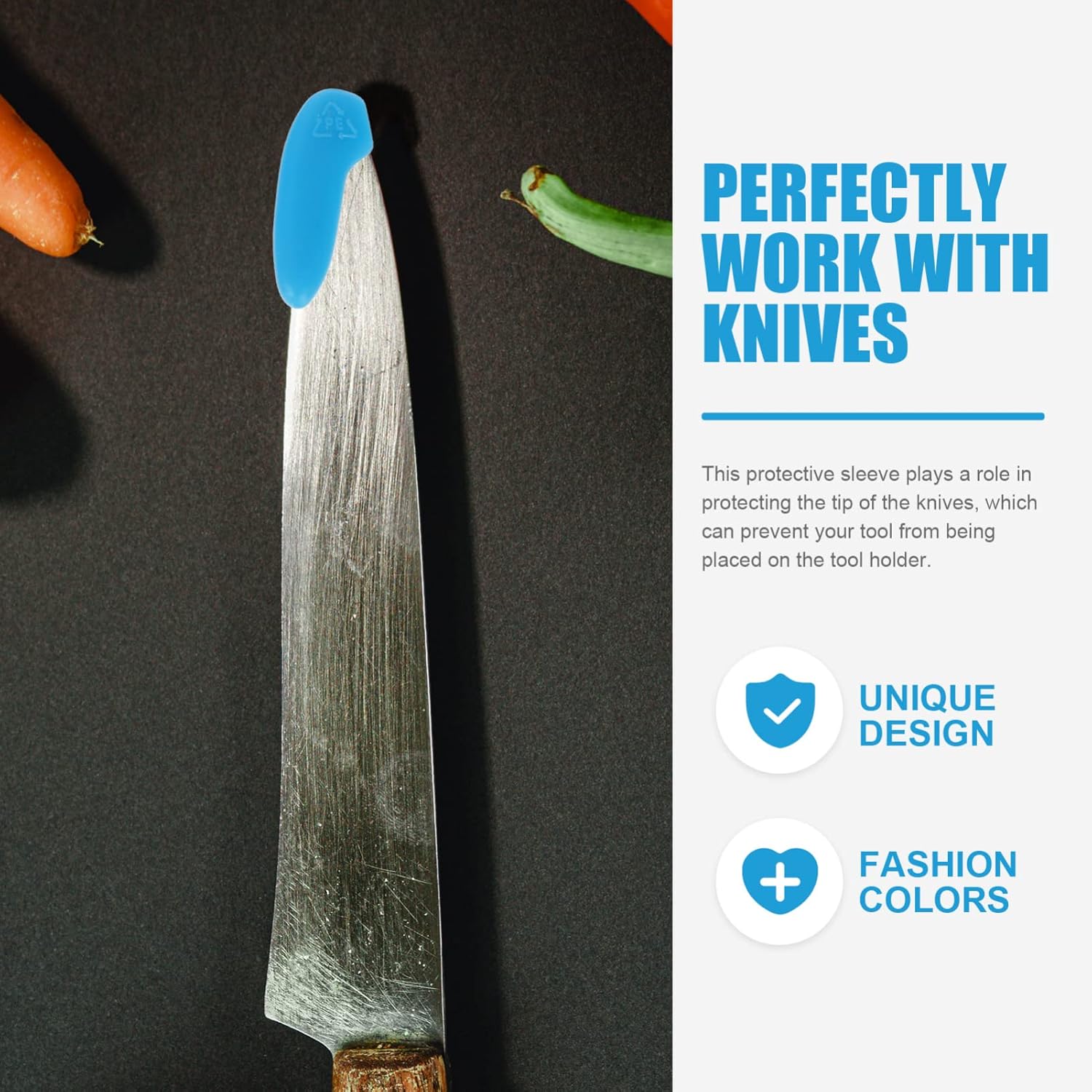 CALLARON 50PK Knive Protector Set Kitchen Knives Protection