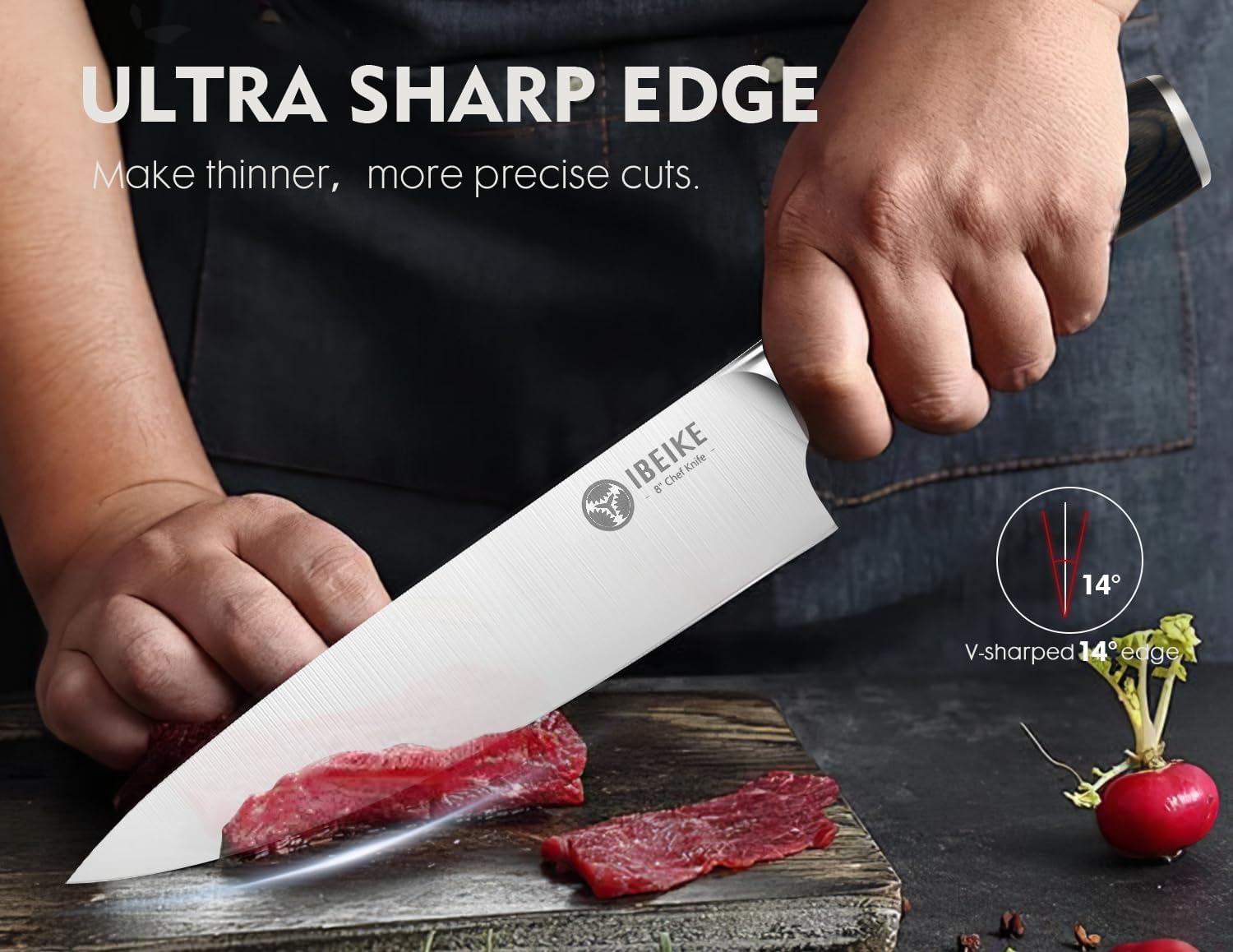 7-Piece Kitchen Knife Set