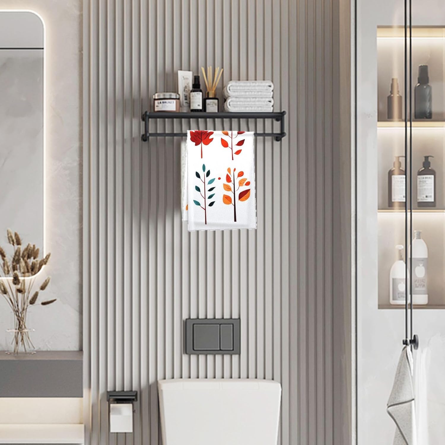 Fall Leaves Kitchen Towels Set