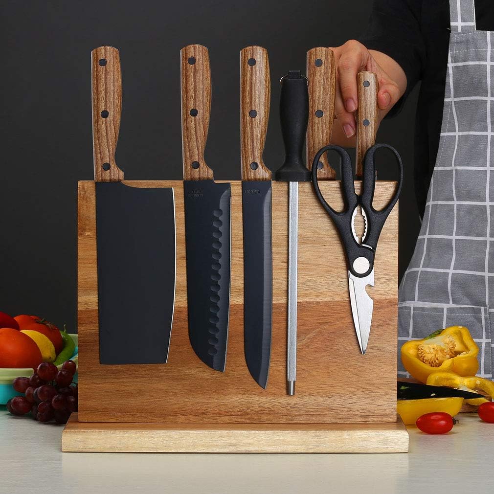 Aomiesen Magnetic Knife Block Holder Rack