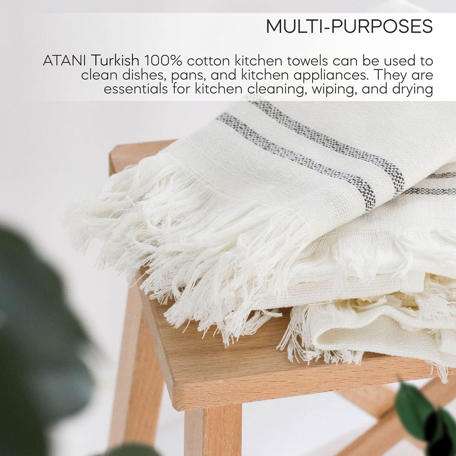 Premium Turkish Cotton Kitchen Towels Set