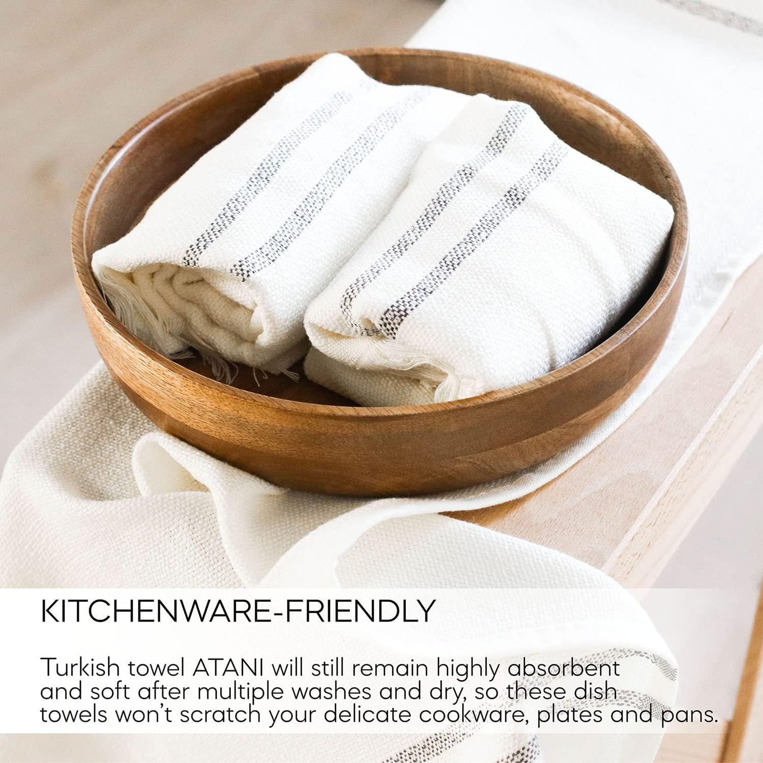 Premium Turkish Cotton Kitchen Towels Set