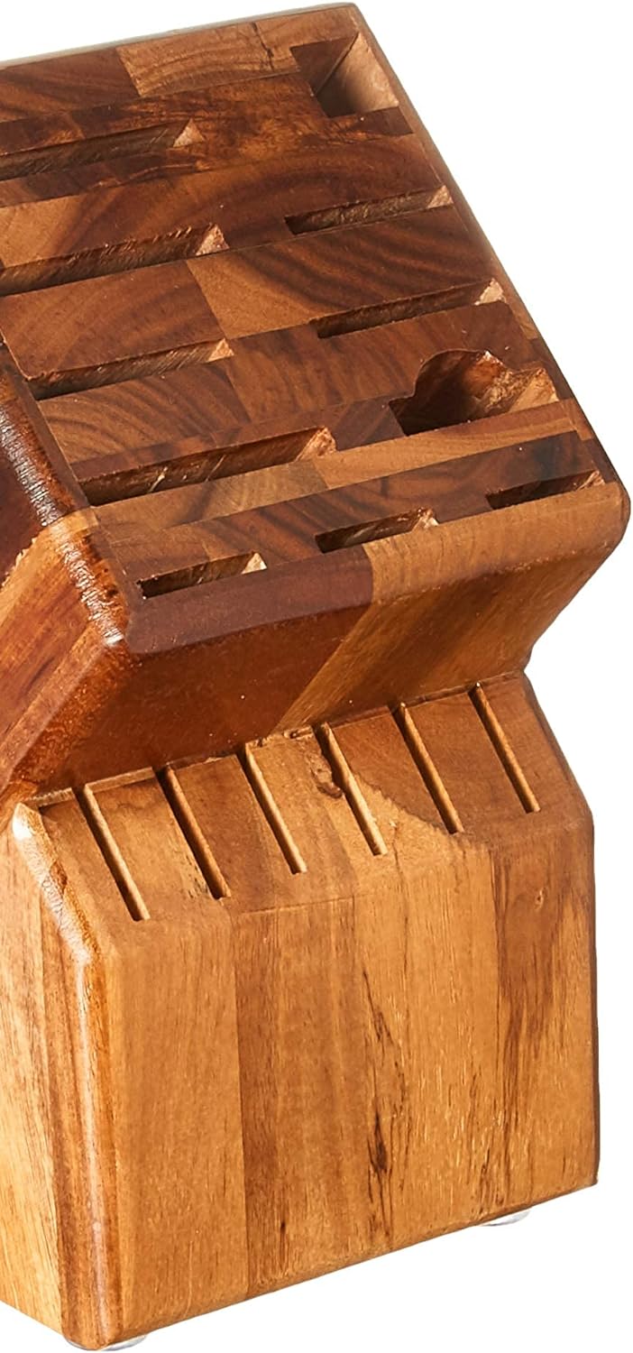 Wsthof 17-Slot Acacia Knife Storage Block