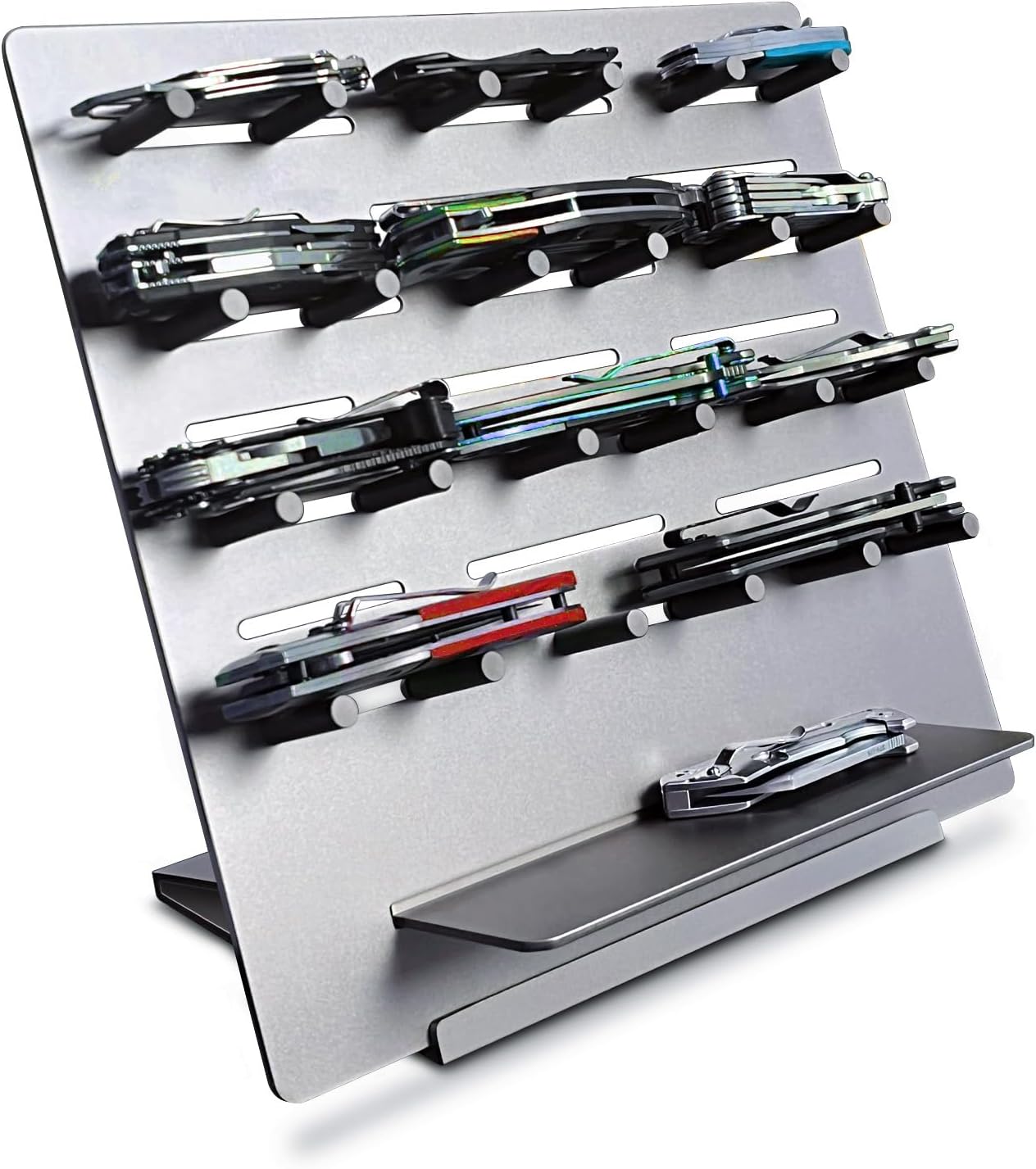 metalter techno pocket knife case organizer aluminum alloy dark grey TSA-friendly