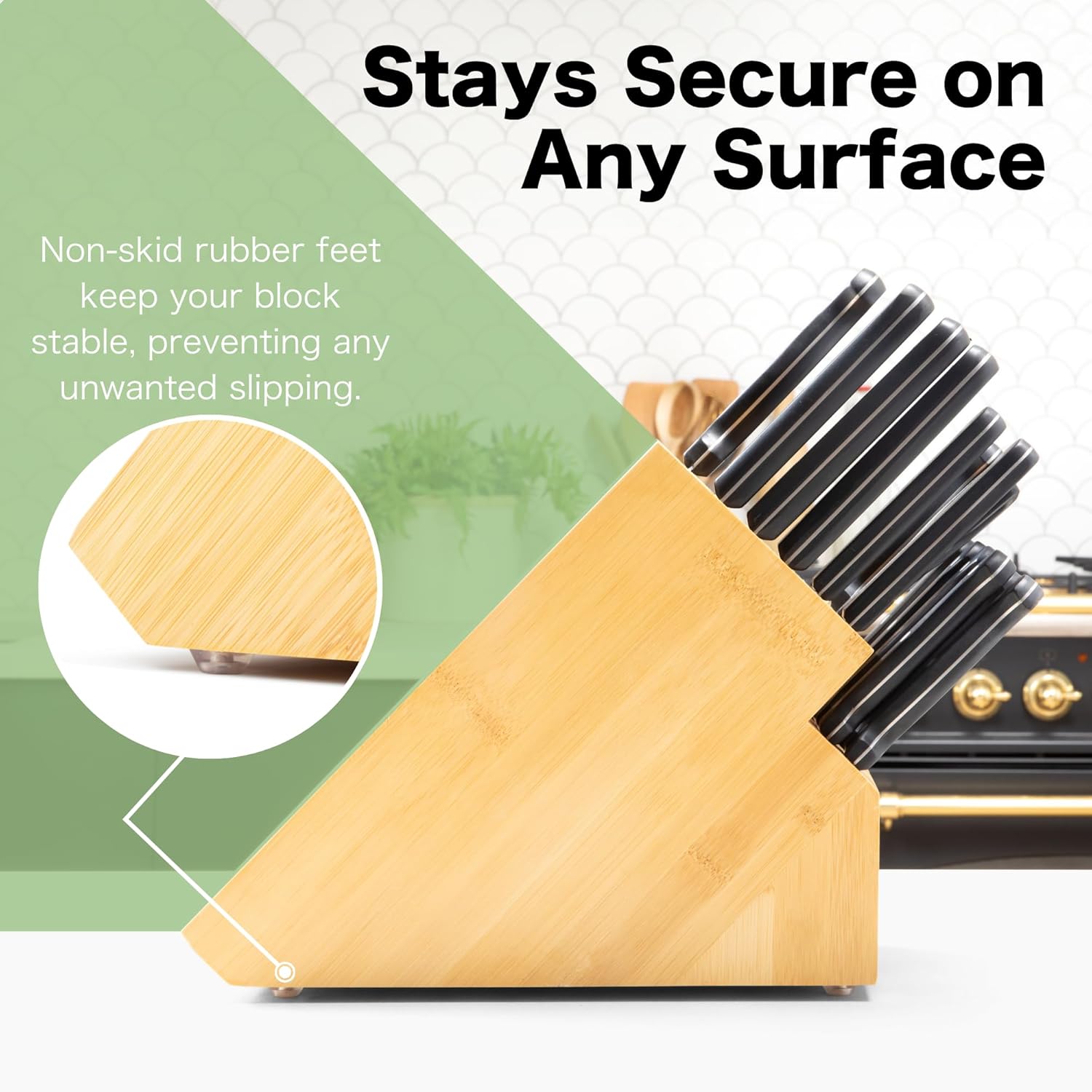 Master Your Cooking with 20 Slot Knife Block
