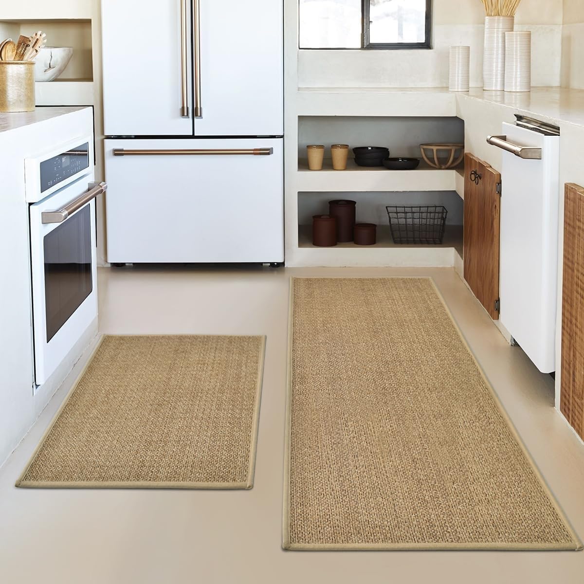 ArtoidMode Washable Non-Slip Kitchen Rugs Set