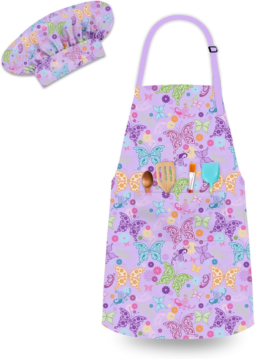 Kids Chef Hat Apron Set