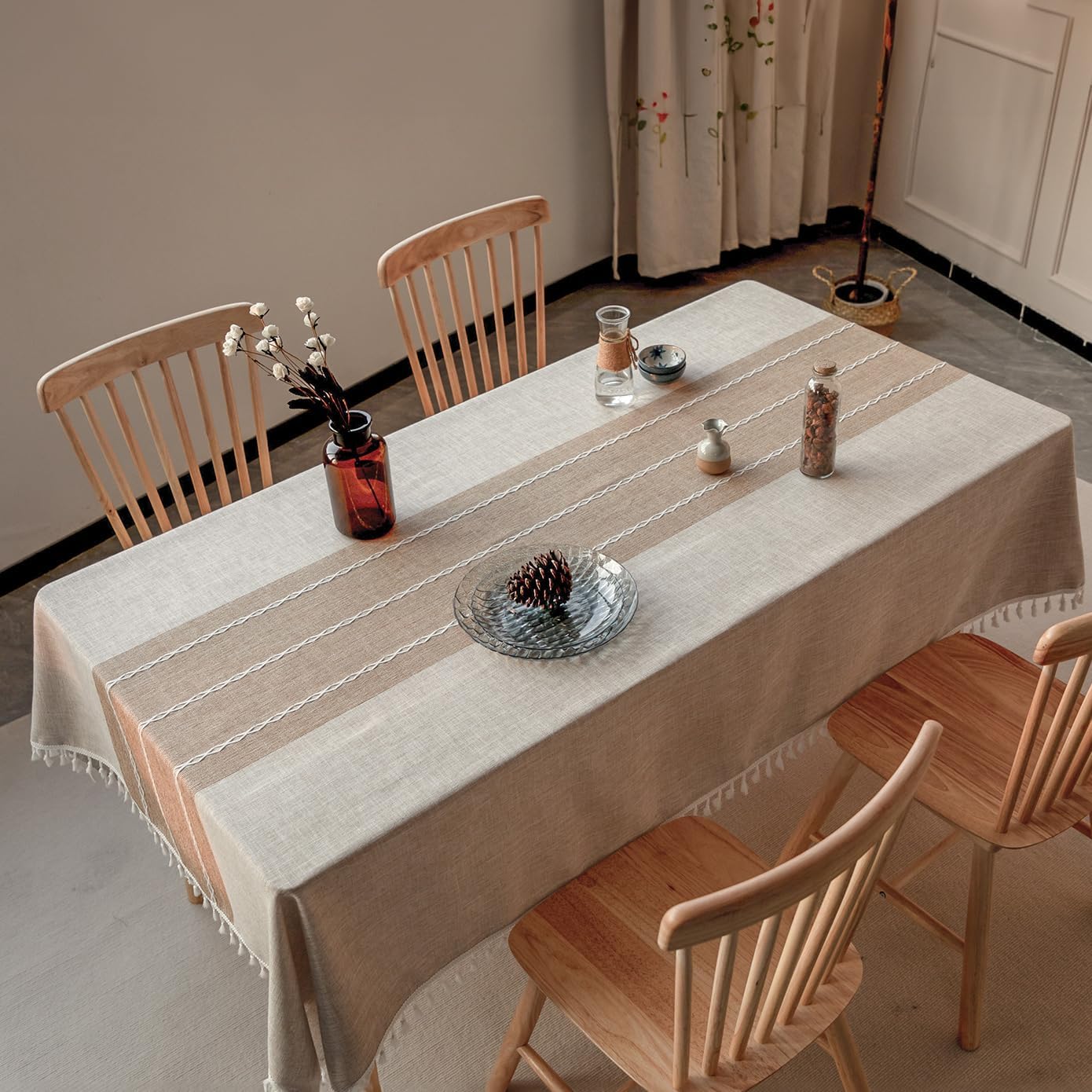 Deep Dream Tablecloth Waterproof Perfect for 4 55x55