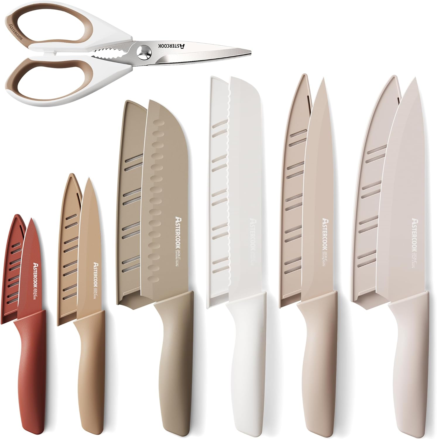 Versatile 13-Piece Kitchen Knife Set