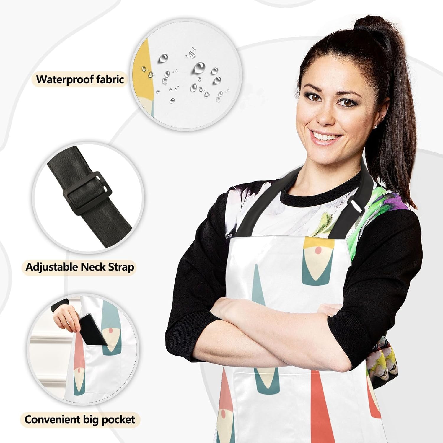 Adjustable heat-resistant chefs apron