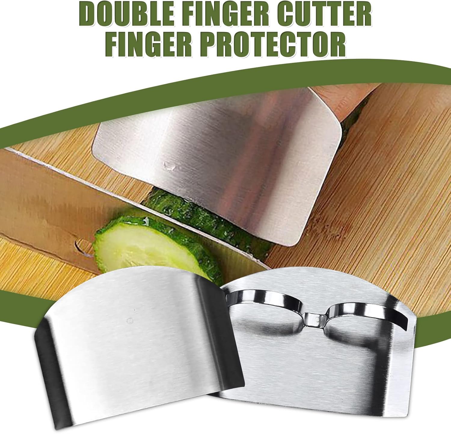 Stainless Steel Finger Guards for Cutting Knives Safe for Hands
