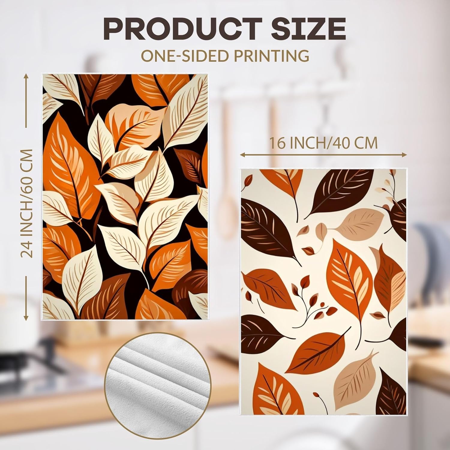 Oeuct - Autumn Sticker Towels 4pc Set