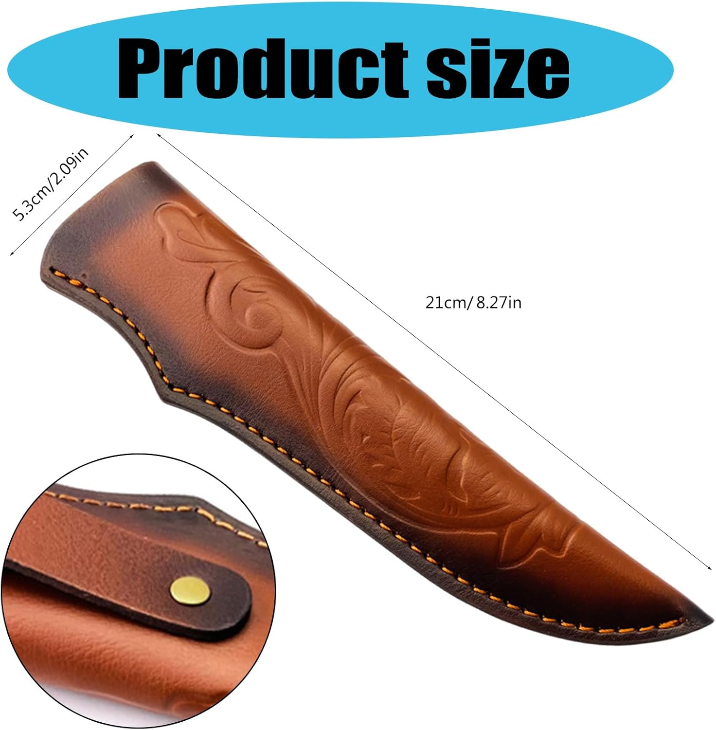 Premium Leather Cutter Sheath for Cleaning and Storage