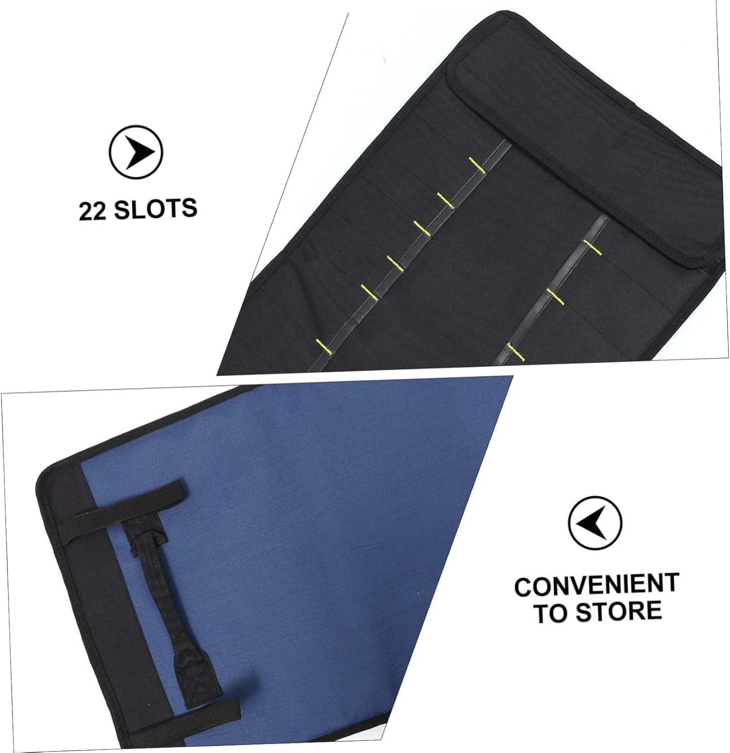 22 Slot Knife Holder Bag for Chefs and Kitchen Tools Storage