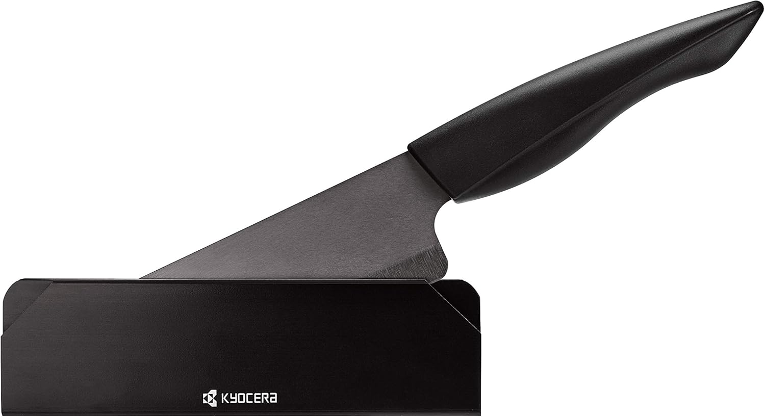 Kyocera Advanced Ceramic Knife Sheath-Fits Blades up to 6-inch longBlack