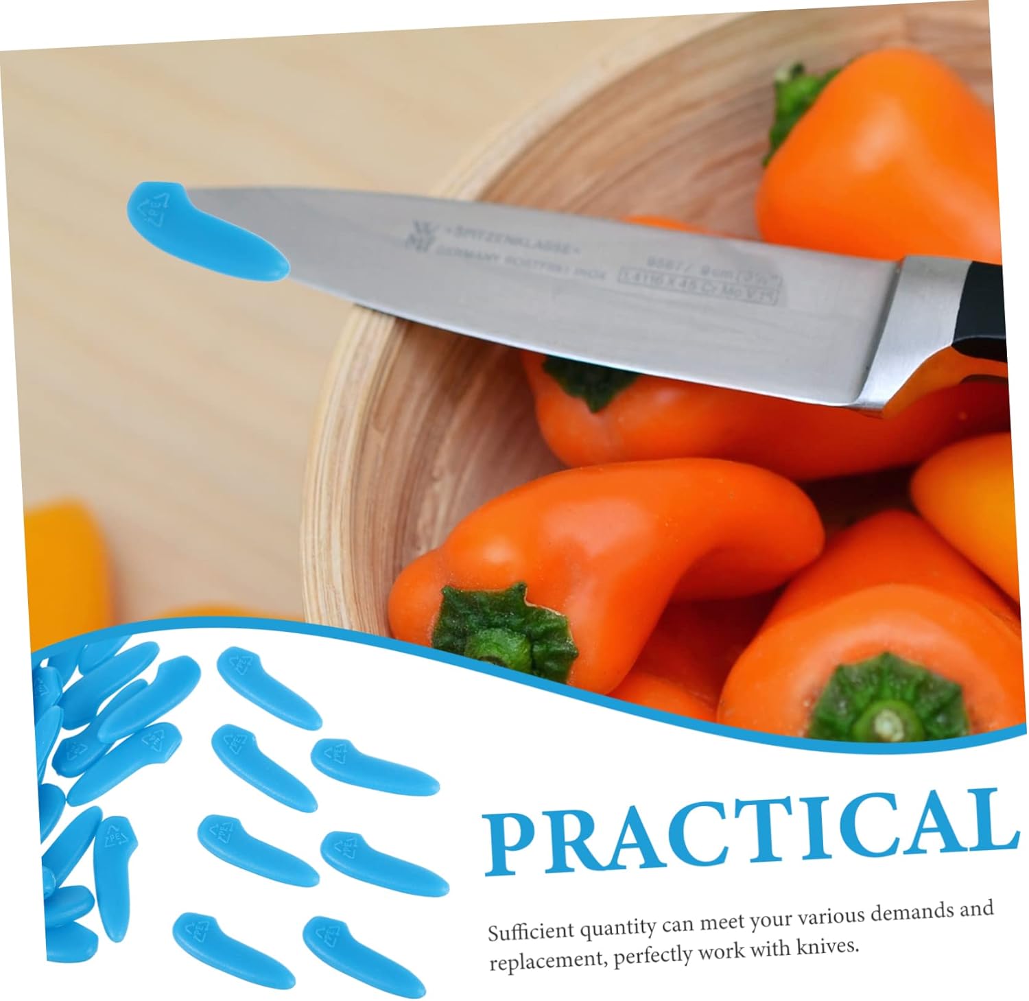 50-Piece Knive Tip Protector - Protects Edges Sharpens Like New