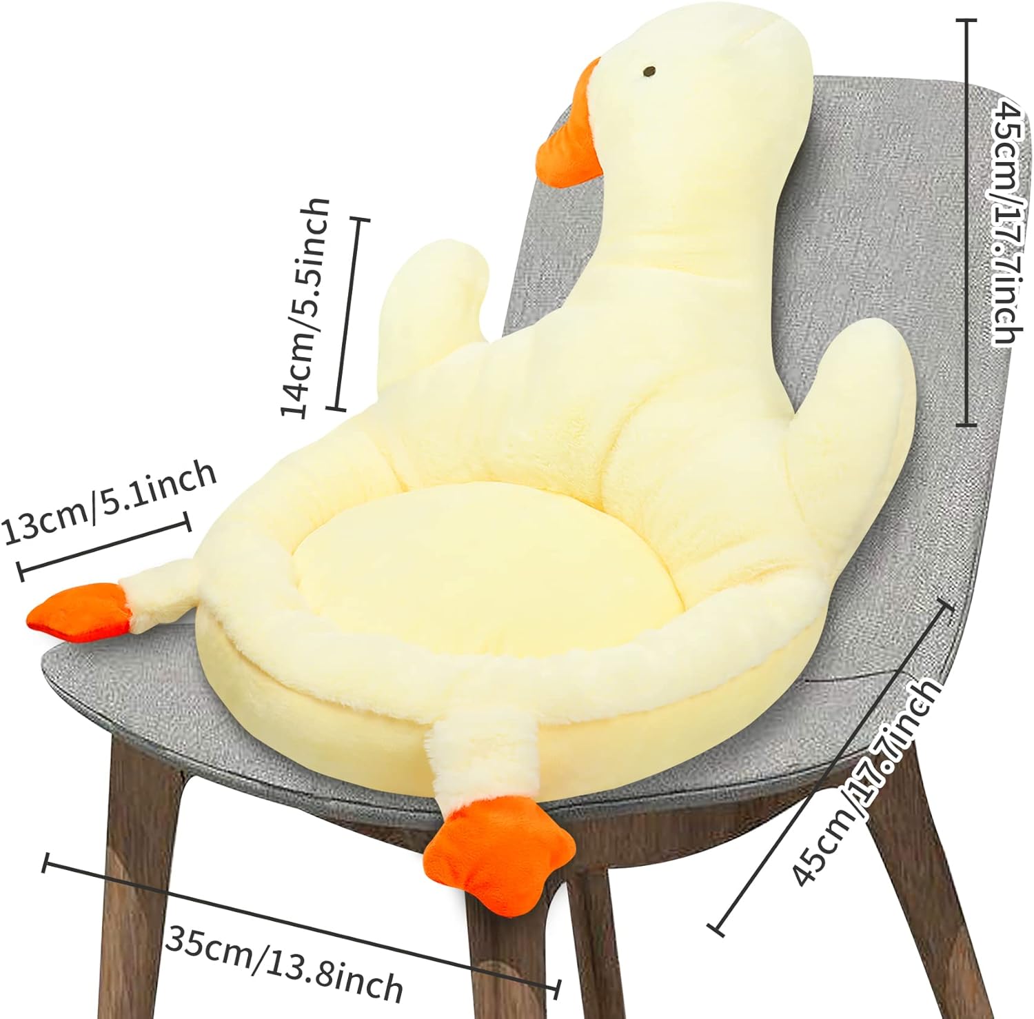 Fortunings JDS Cute Cartoon Seat Cushion for Kids Adults