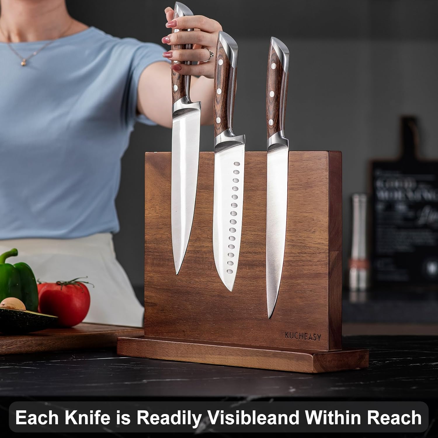 KUCHEASY Magnetic Knife Holder