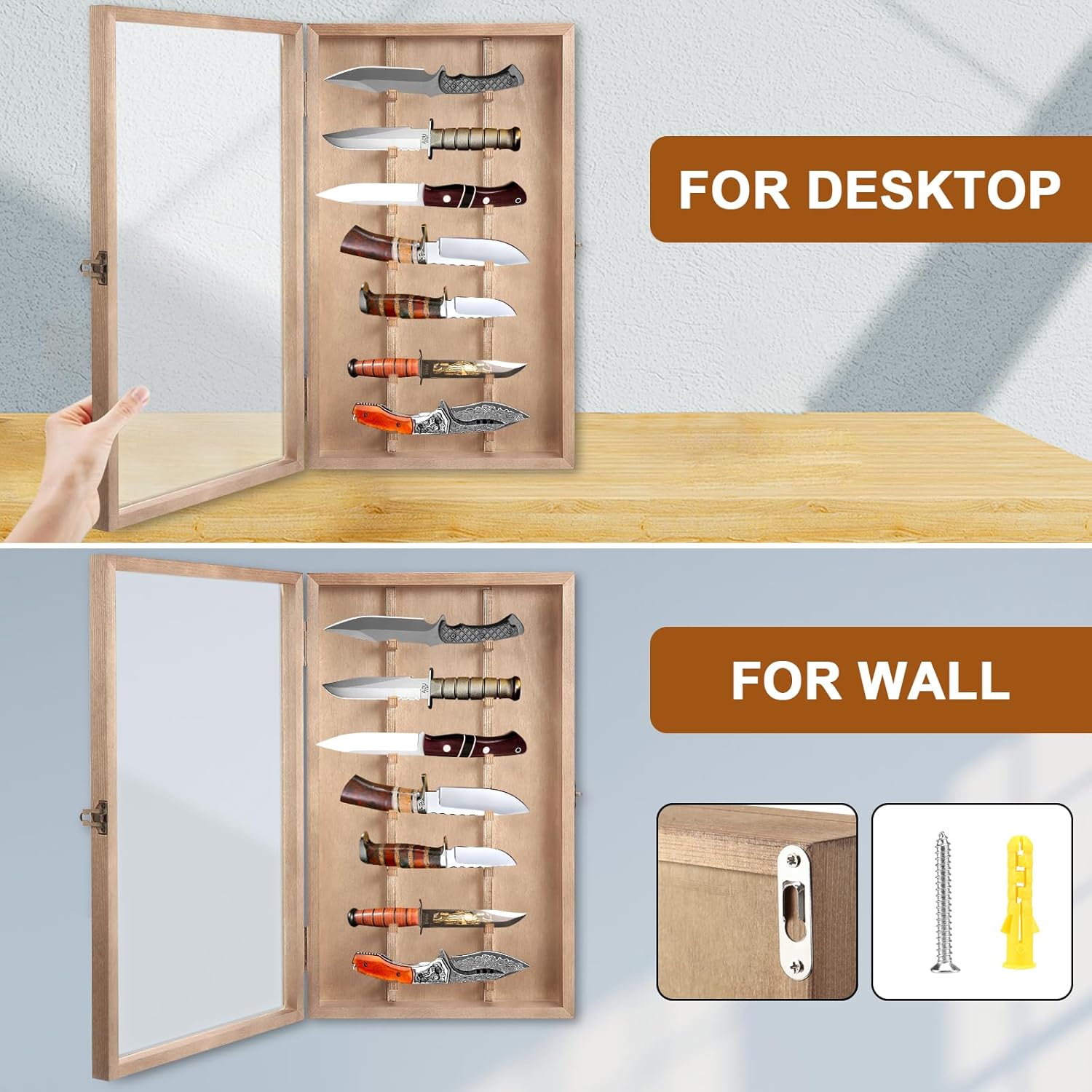 Knives Collection Display Case