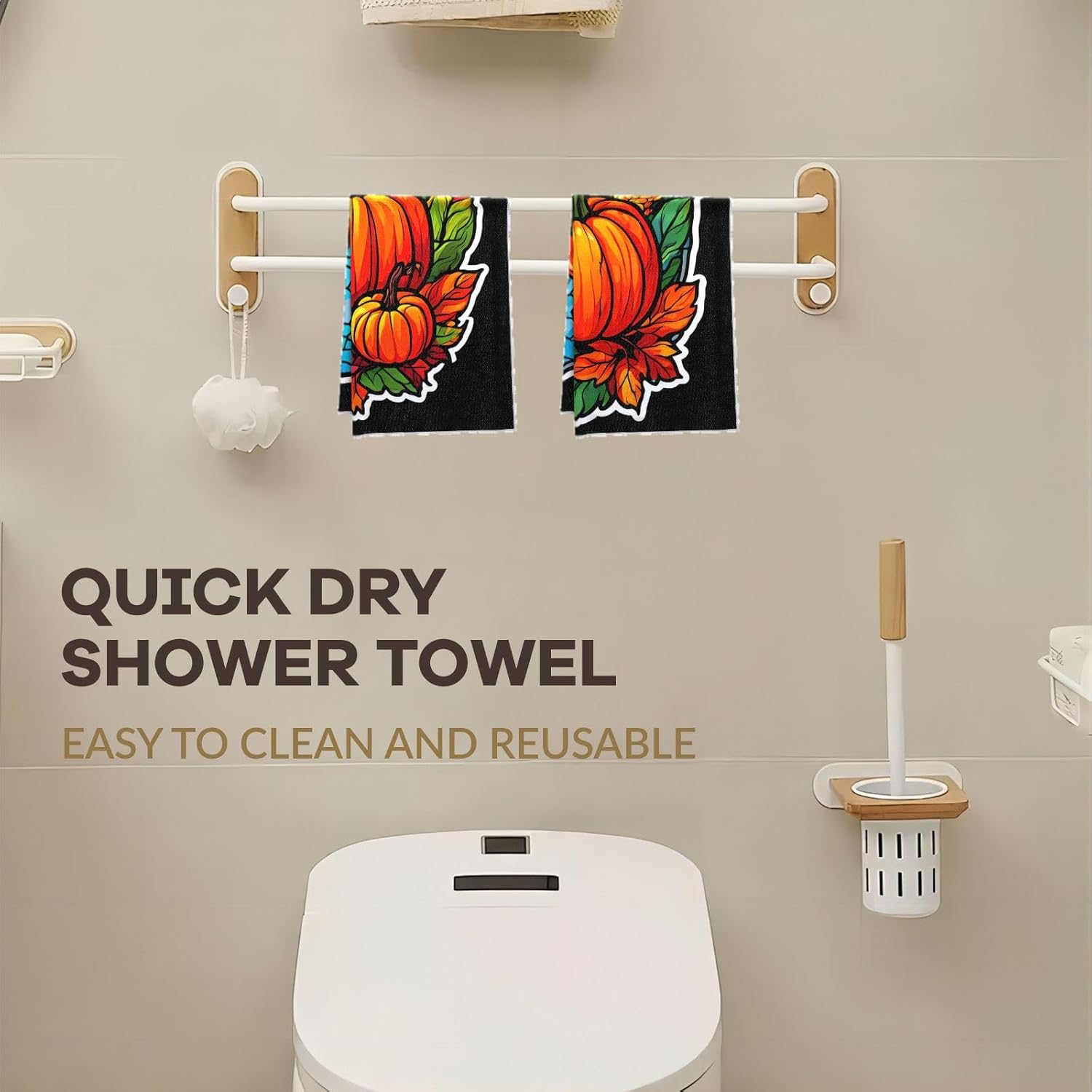 Modern Autumn- perfume Tea Towels Set - 4 x 16x24