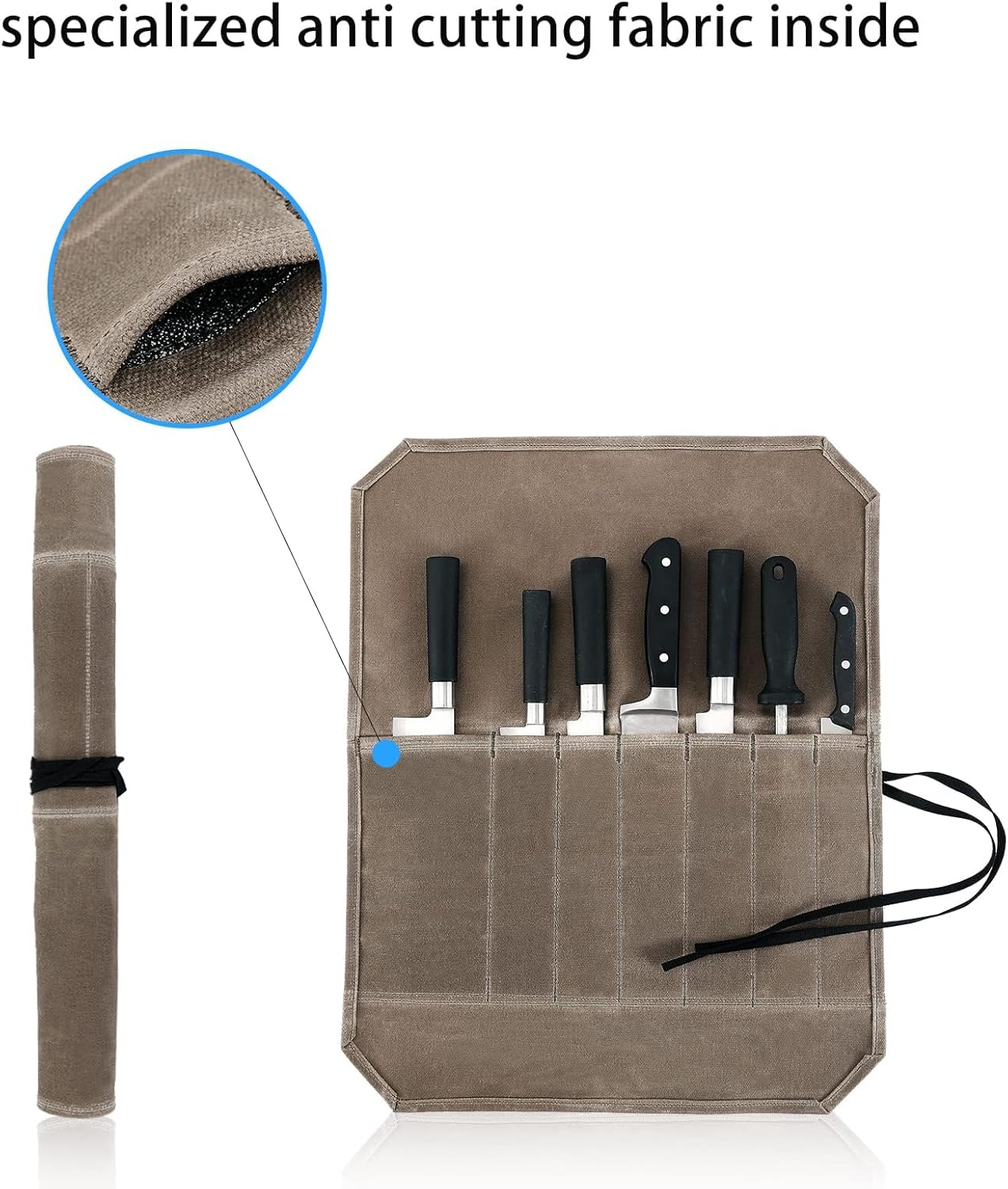 Chef Roll Case for Knives and Tools