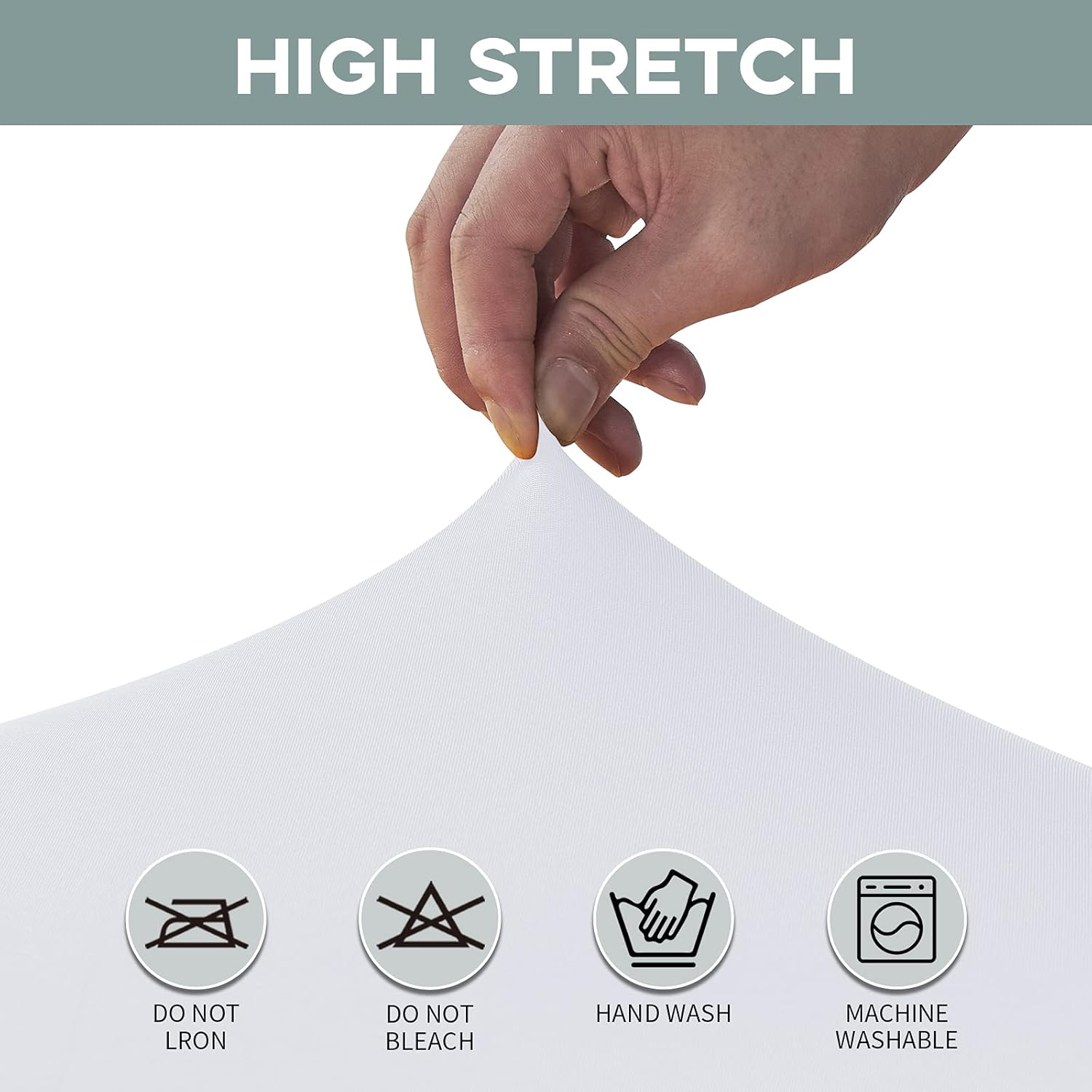 CWK 6FT Stretch Spandex Tablecloth