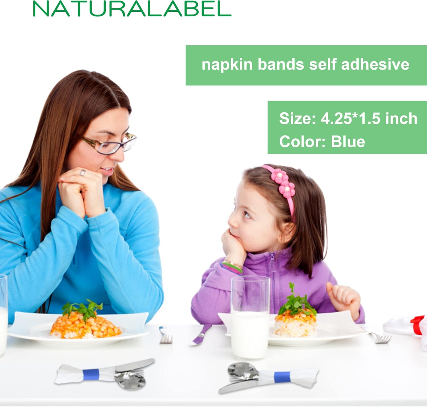 Reusable Napkin Rings 2000-Count Self-Adhesive Best Quality