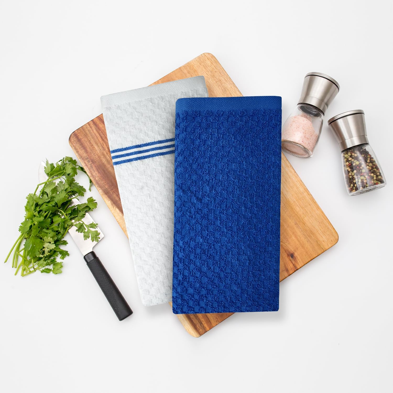 Ultra-Soft 15x25 Inch Kitchen Towels by Infinitee Xclusives