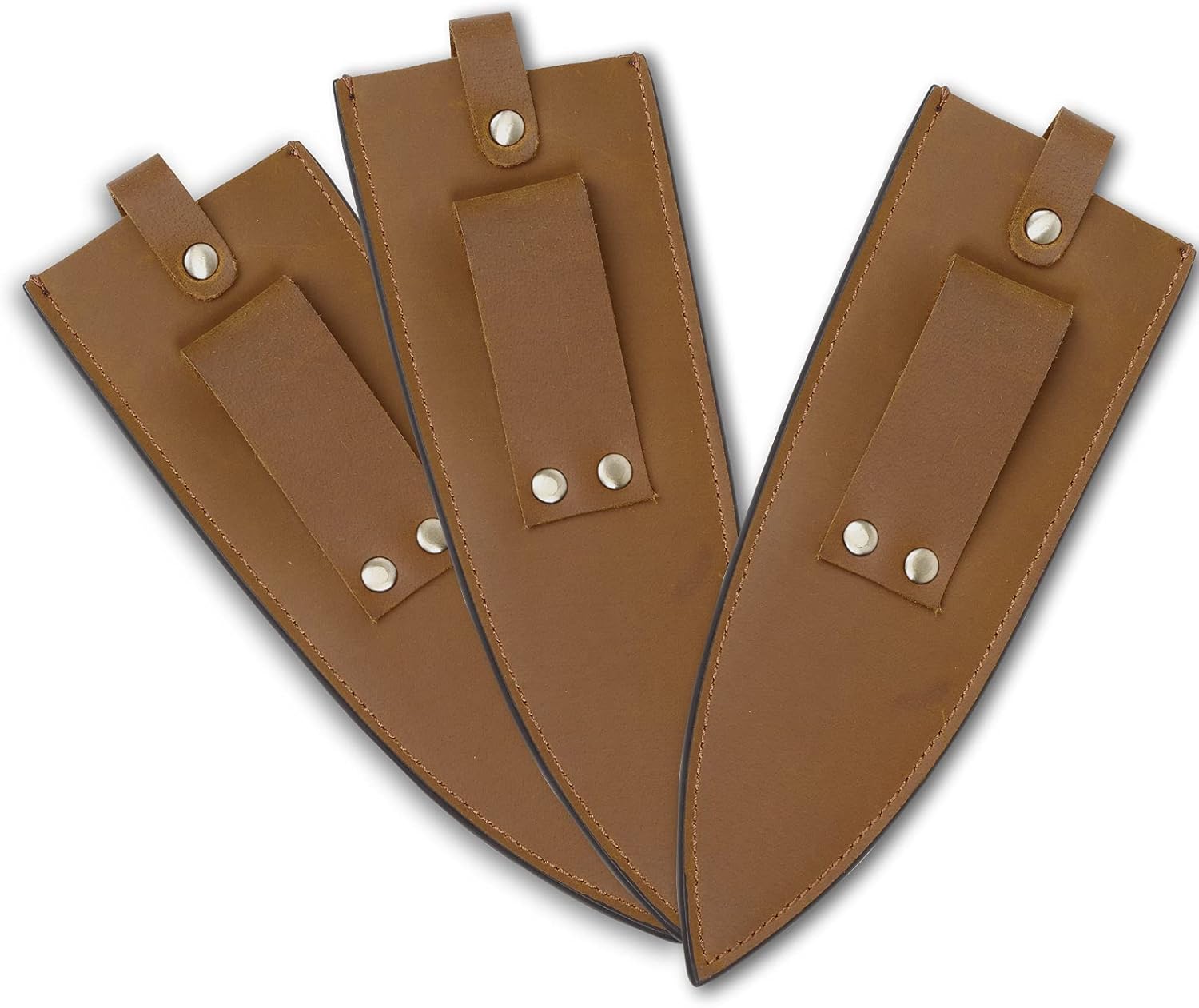 Sturdy Cowhide Leather Chef Knife Guard with Belt Loop