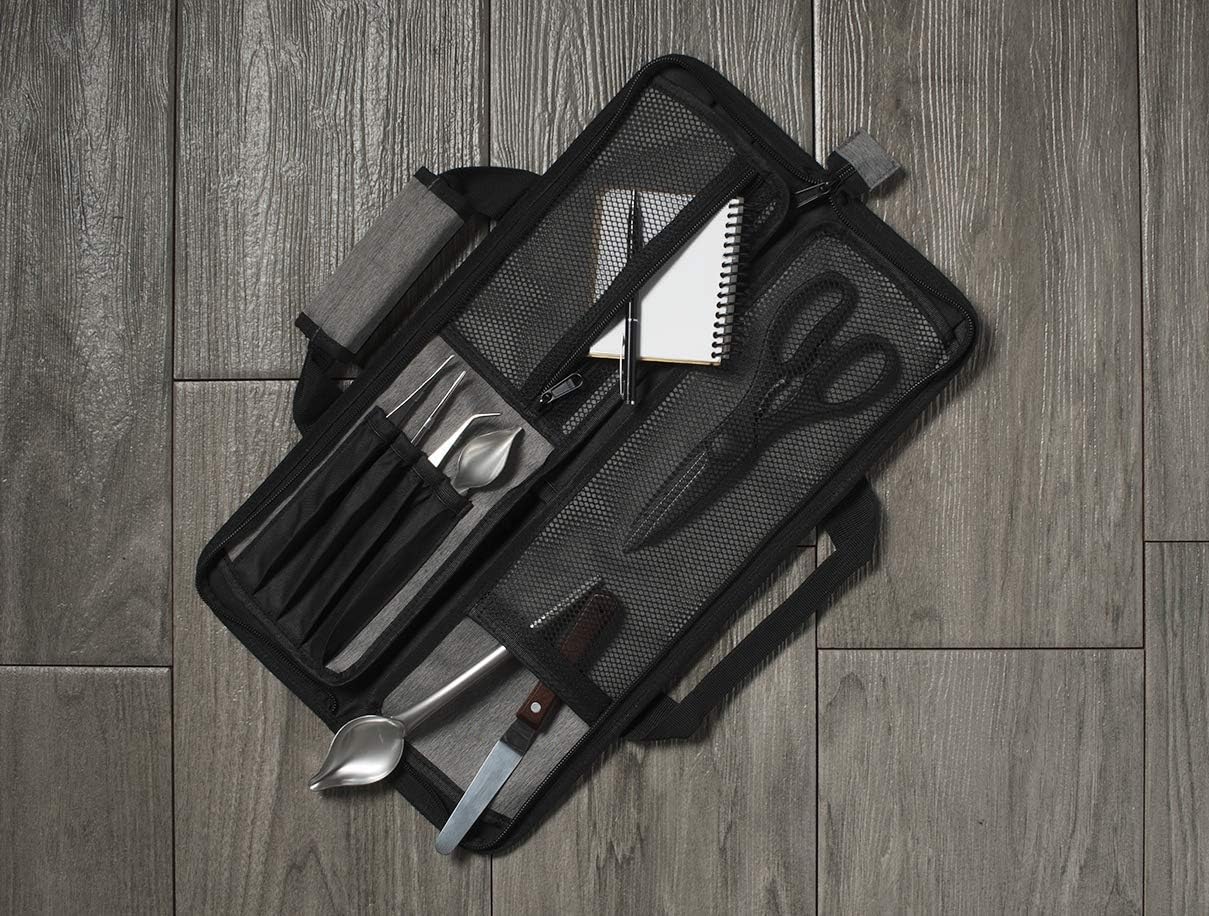 Asaya Chef Knife Roll Bag - 12 Pockets - Perfect for the Traveling Chef