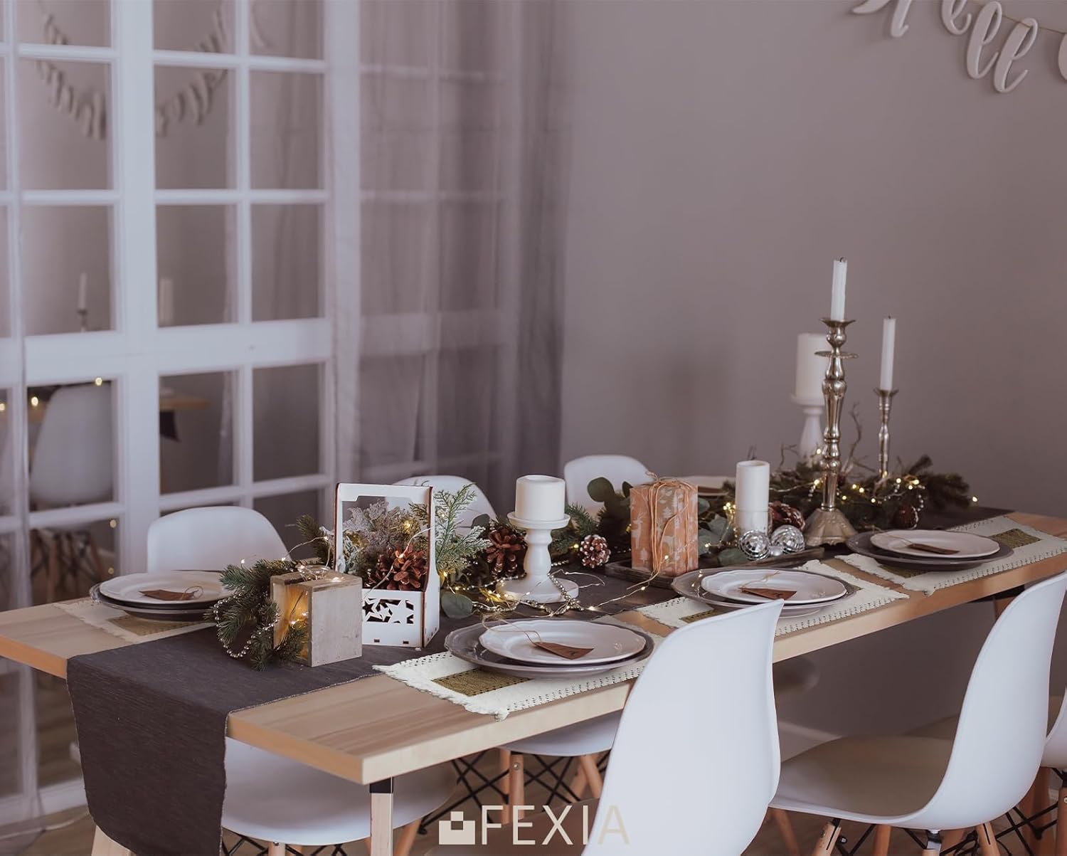 FEXIA Boho Fall Placemats Set