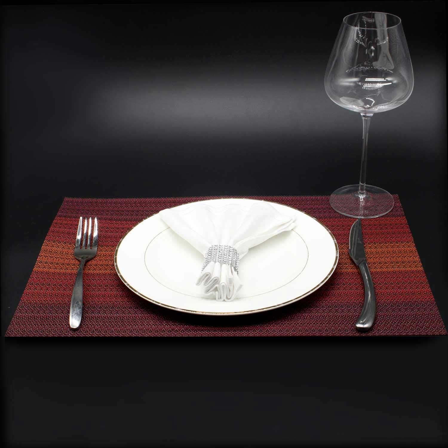 Presenting the KPOSIYA 120-Piece Rhinestone Napkin Rings Set