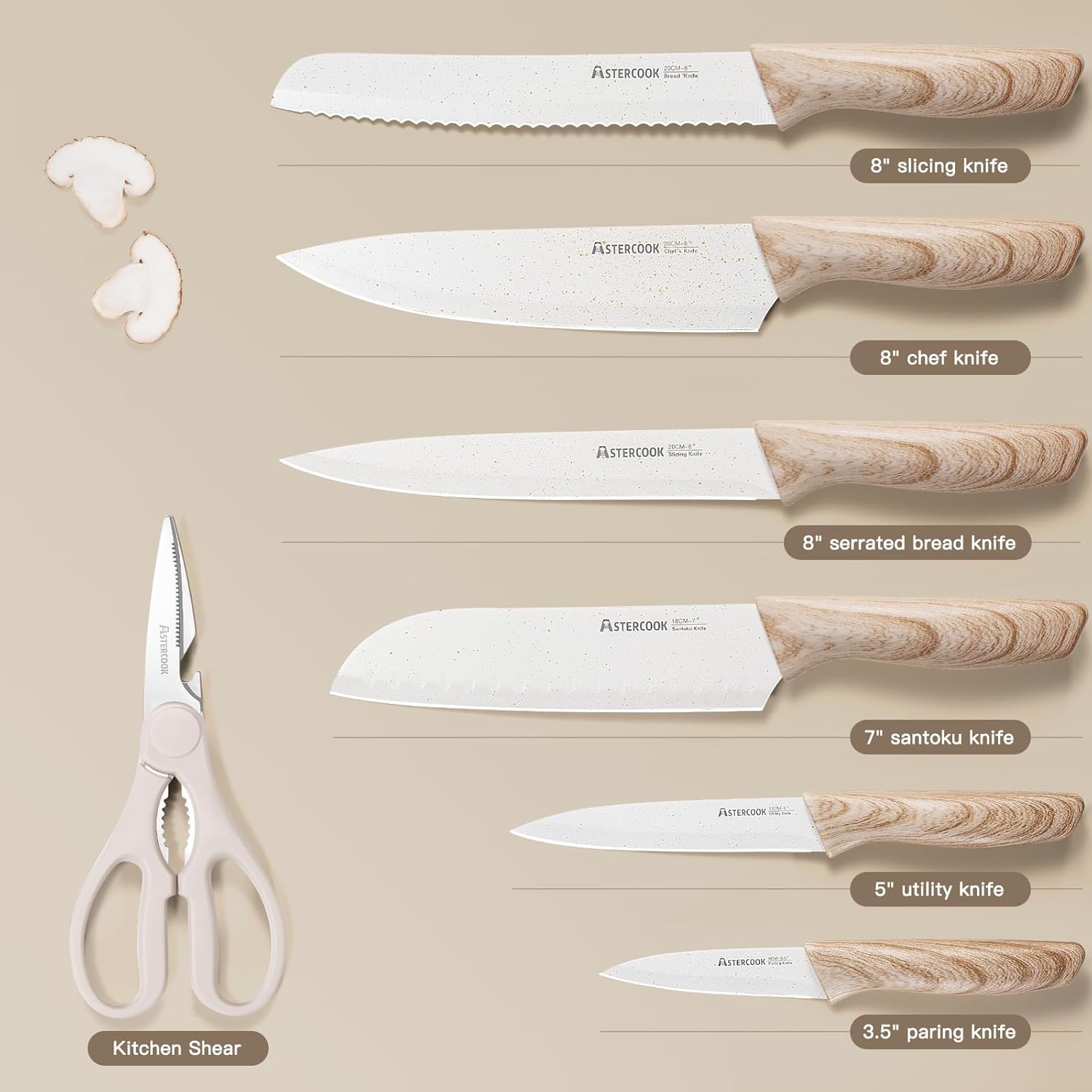 Resealable Knives Set