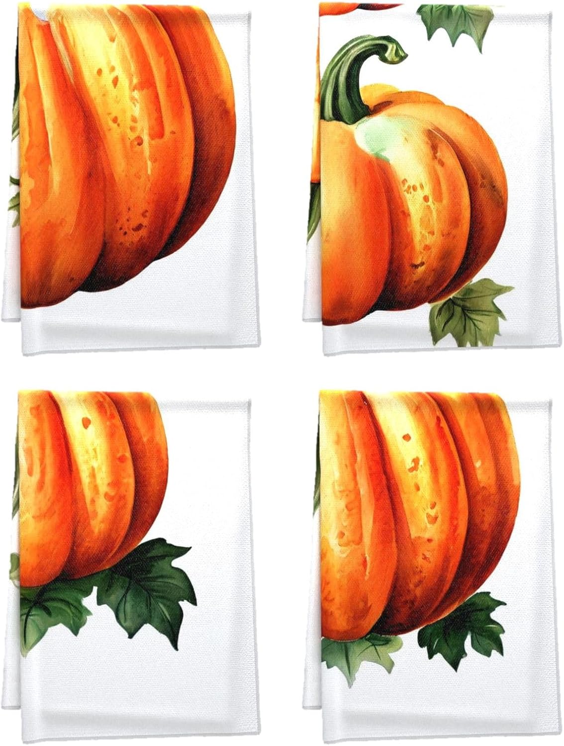 Rustic Fall Microfiber Towels Set - 4 x 16x24