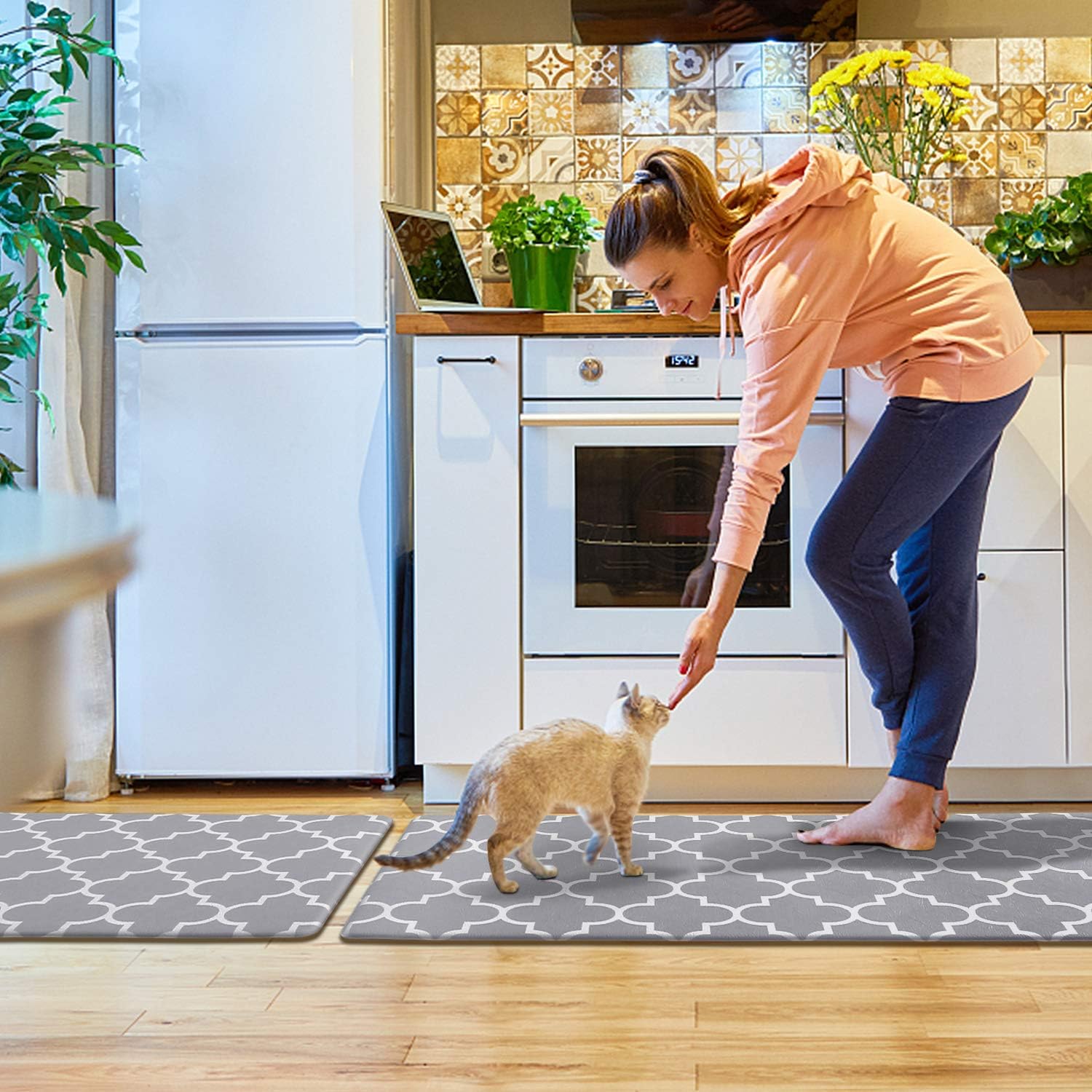 Durable Anti-Fatigue Kitchen Mats Set