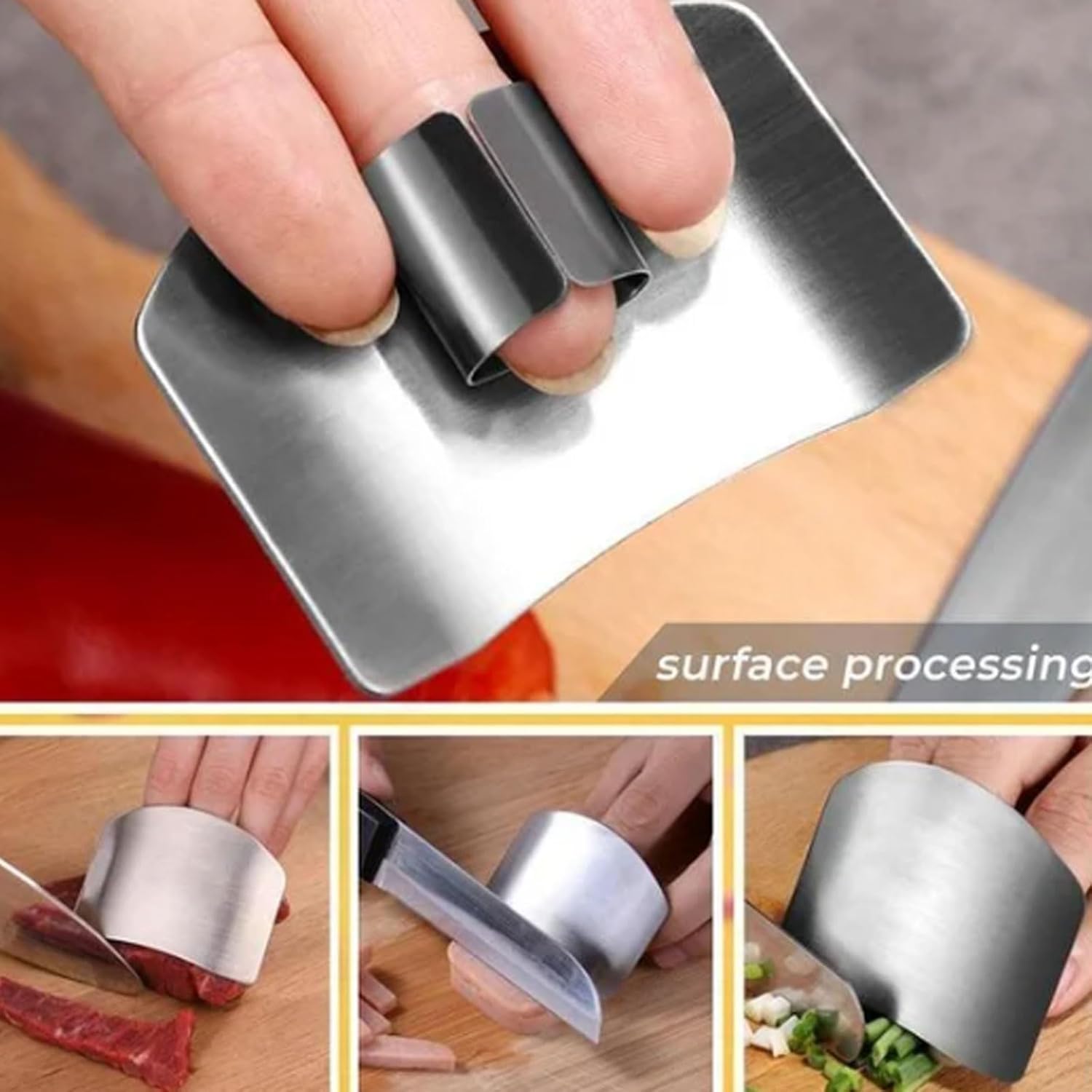 Stainless Steel Finger Protectors for Cooking