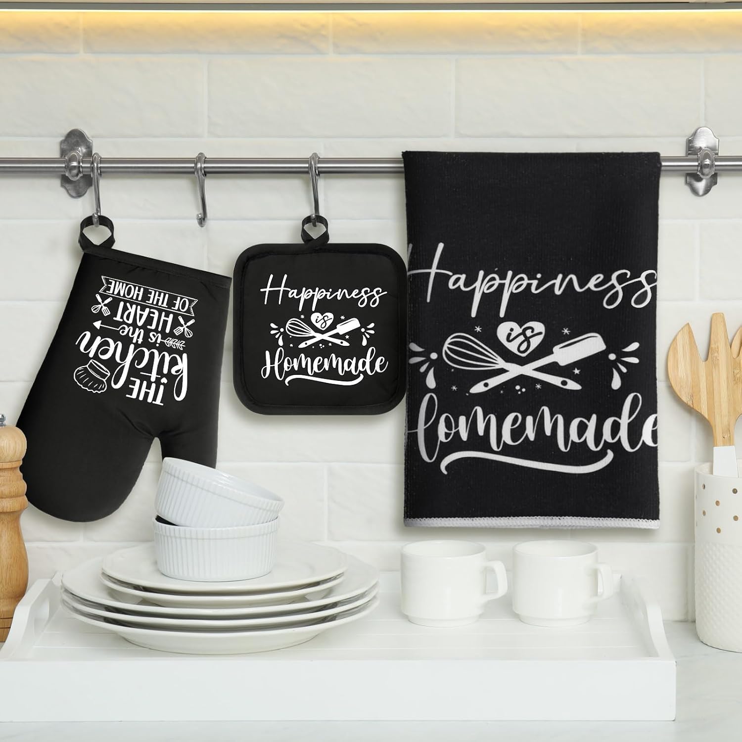 Crafted Kitchen Essentials - 6-Piece Essential Kitchen Accessories Set