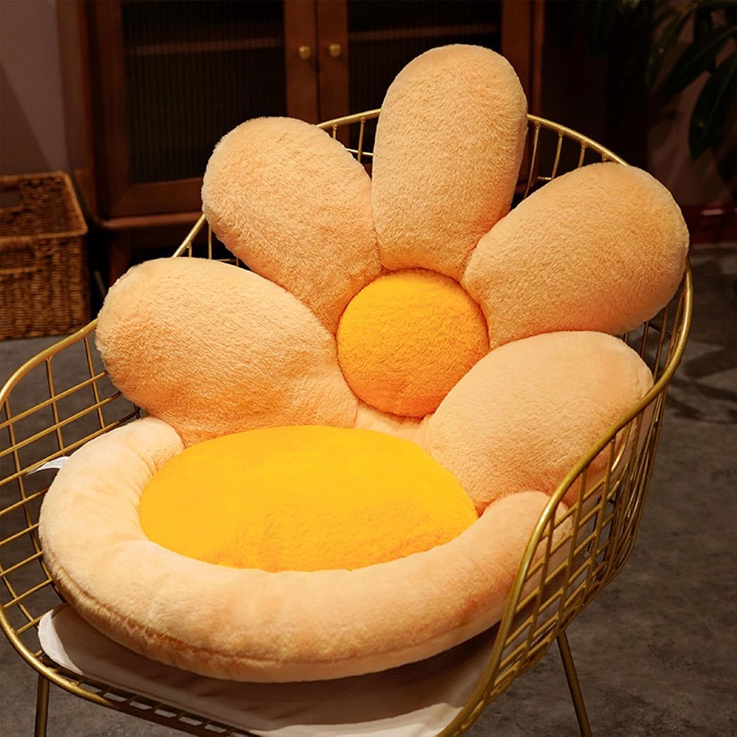 Premium Plush Flower Cushion for Comfort Style