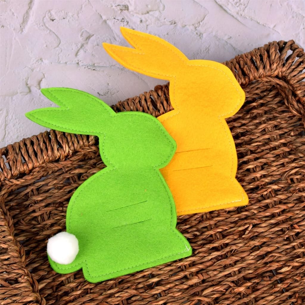 Comfy Rabbit-Shape Cutlery Holder Pack